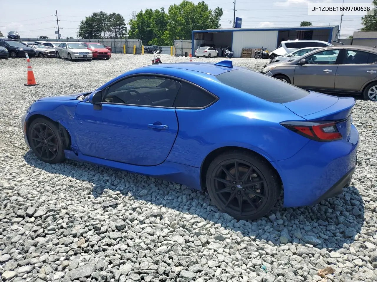 2022 Subaru Brz Limited VIN: JF1ZDBE16N9700638 Lot: 58607675