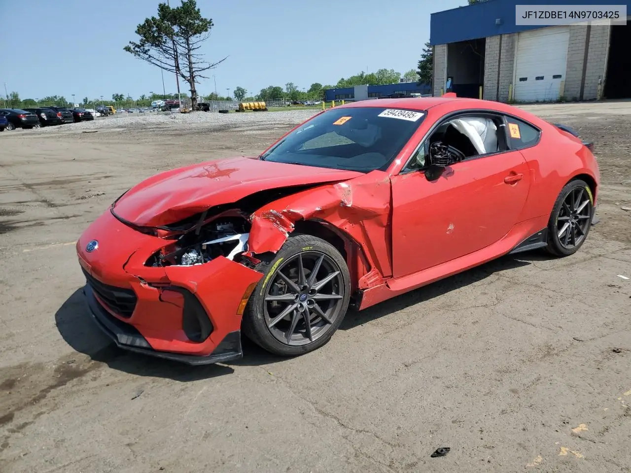 2022 Subaru Brz Limited VIN: JF1ZDBE14N9703425 Lot: 59439495