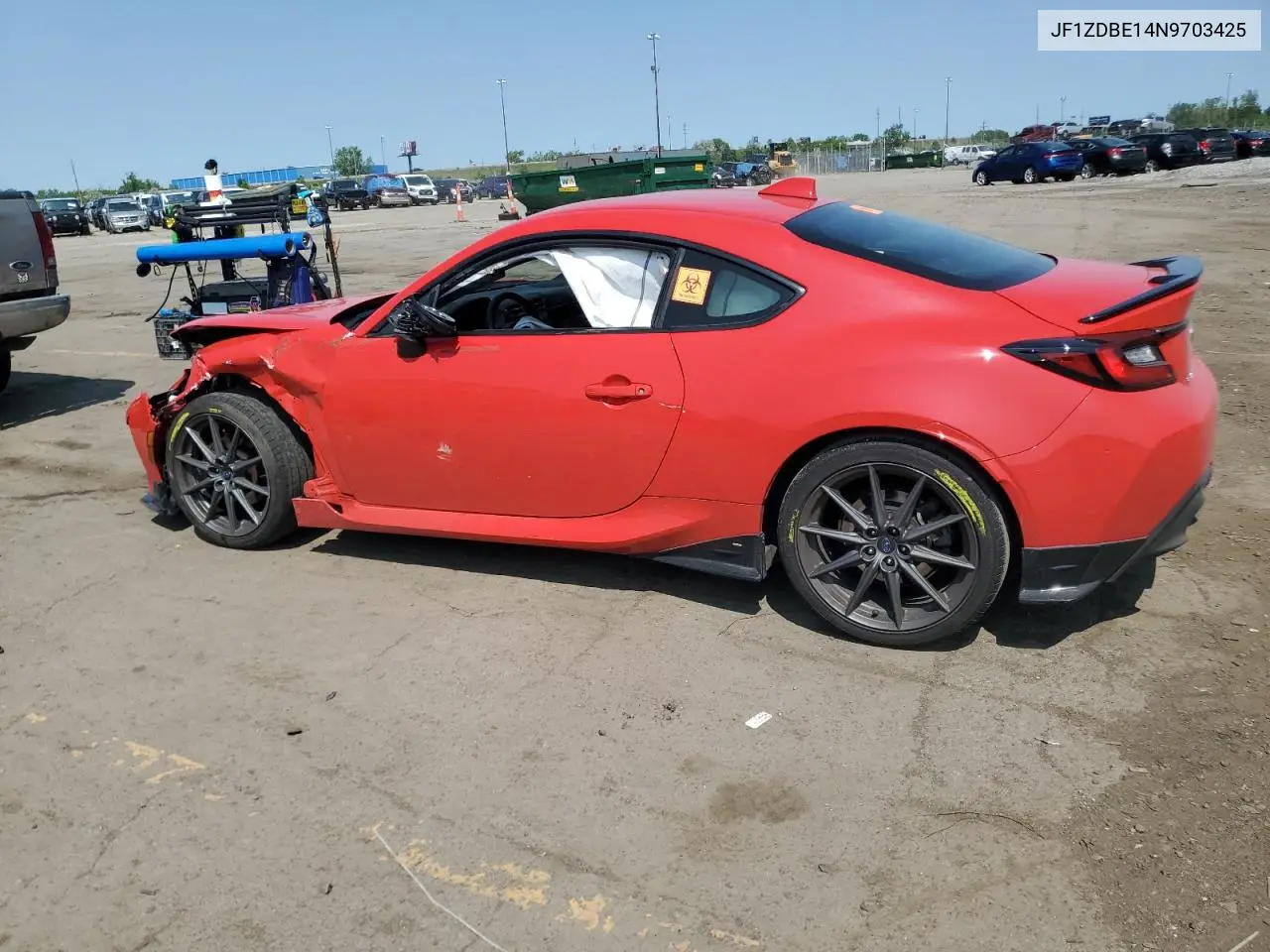 2022 Subaru Brz Limited VIN: JF1ZDBE14N9703425 Lot: 59439495