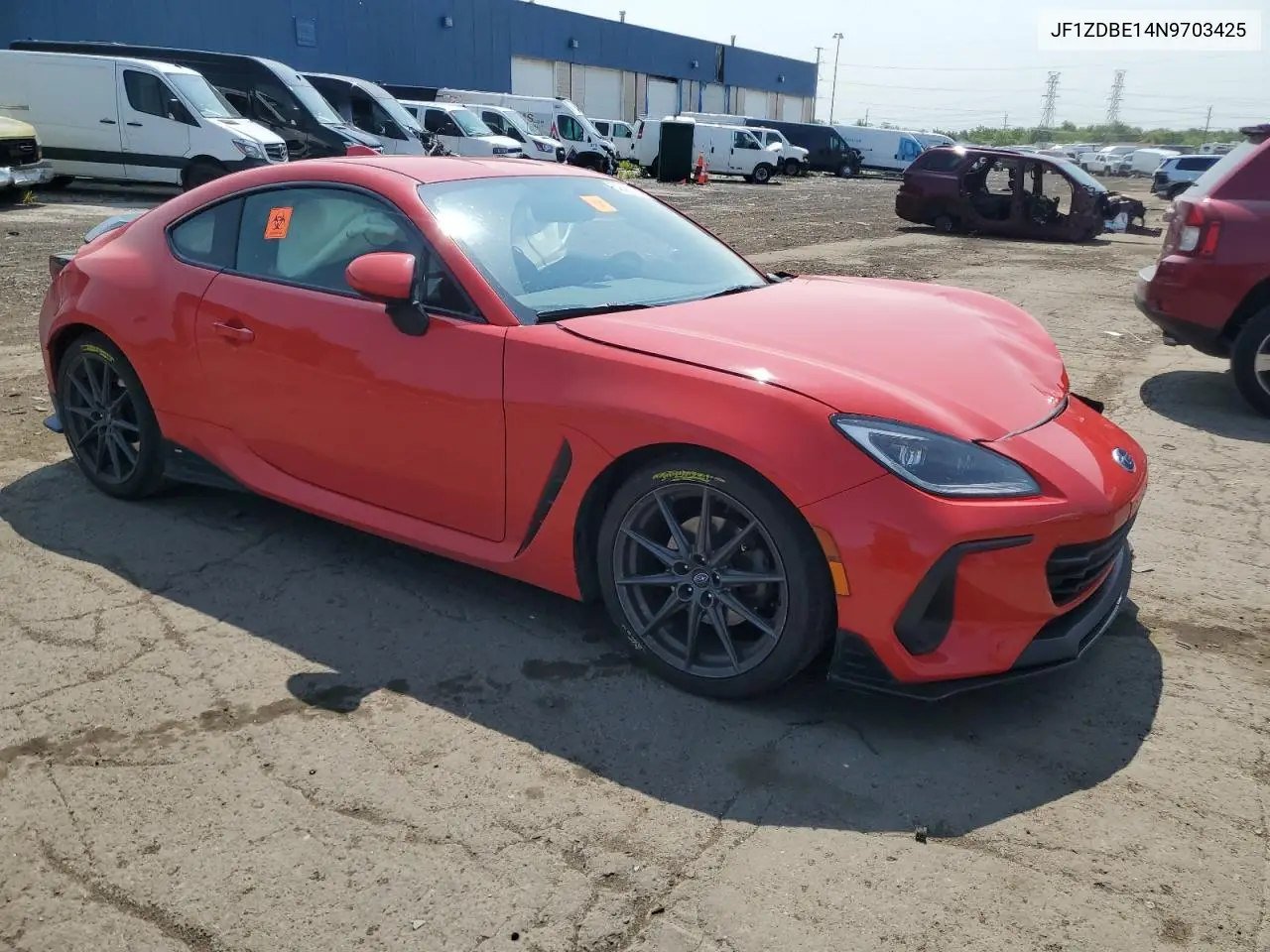 2022 Subaru Brz Limited VIN: JF1ZDBE14N9703425 Lot: 59439495