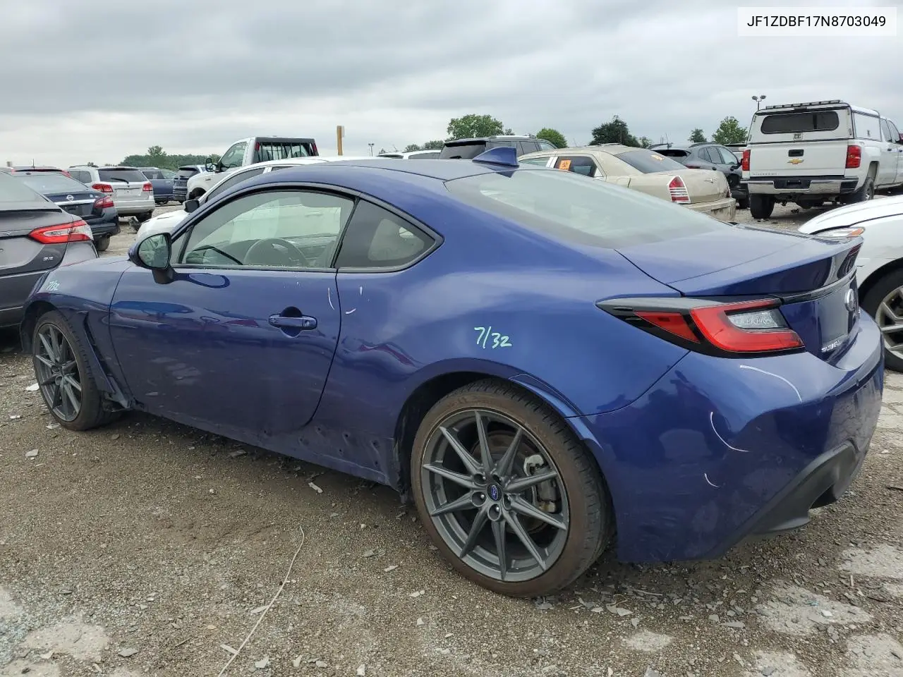 2022 Subaru Brz Limited VIN: JF1ZDBF17N8703049 Lot: 62386845
