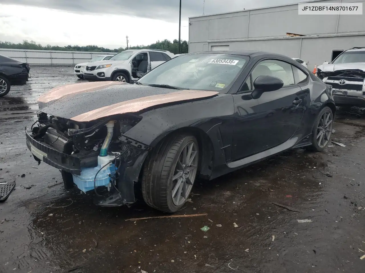 2022 Subaru Brz Limited VIN: JF1ZDBF14N8701677 Lot: 63053435
