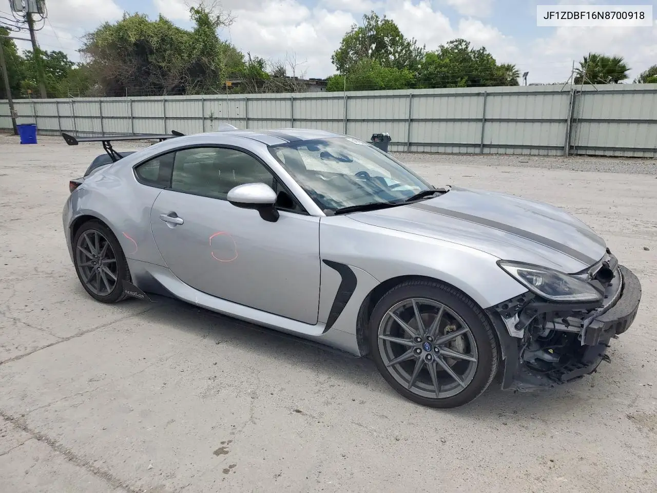 2022 Subaru Brz Limited VIN: JF1ZDBF16N8700918 Lot: 64662075