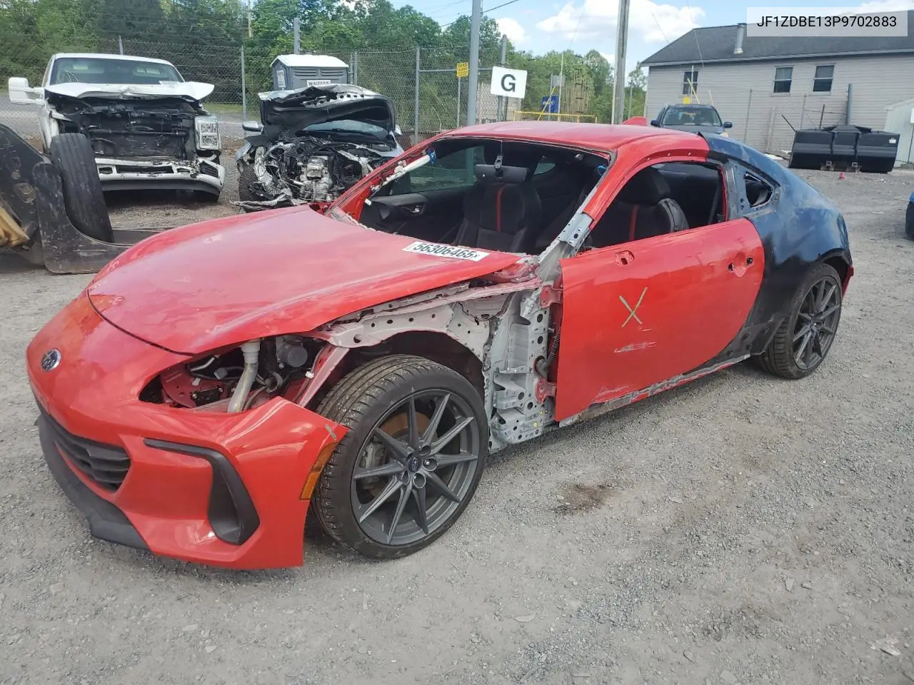 2023 Subaru Brz Limited VIN: JF1ZDBE13P9702883 Lot: 56306465