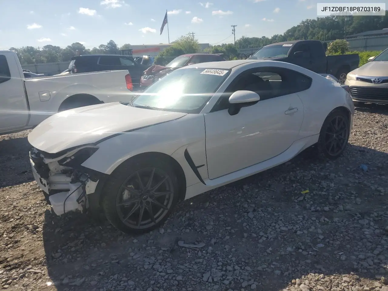 2023 Subaru Brz Limited VIN: JF1ZDBF18P8703189 Lot: 56648645