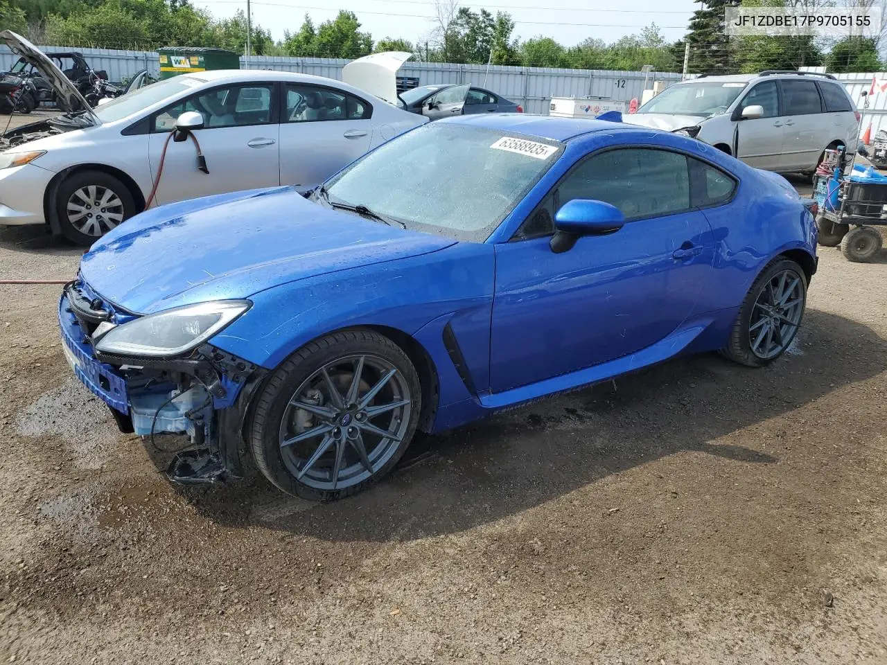 2023 Subaru Brz Limited VIN: JF1ZDBE17P9705155 Lot: 63588935