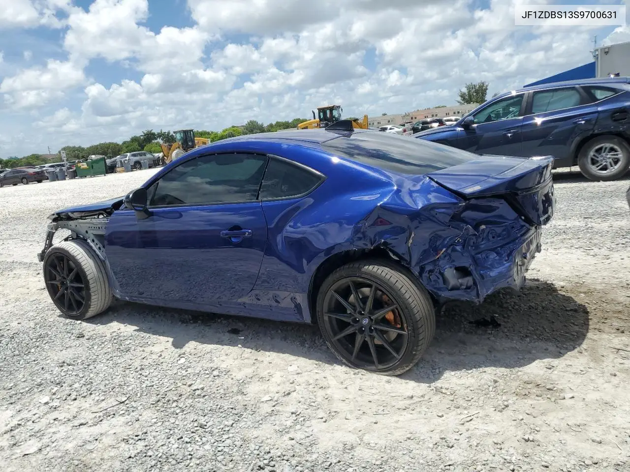 2025 Subaru Brz Ts VIN: JF1ZDBS13S9700631 Lot: 61086085