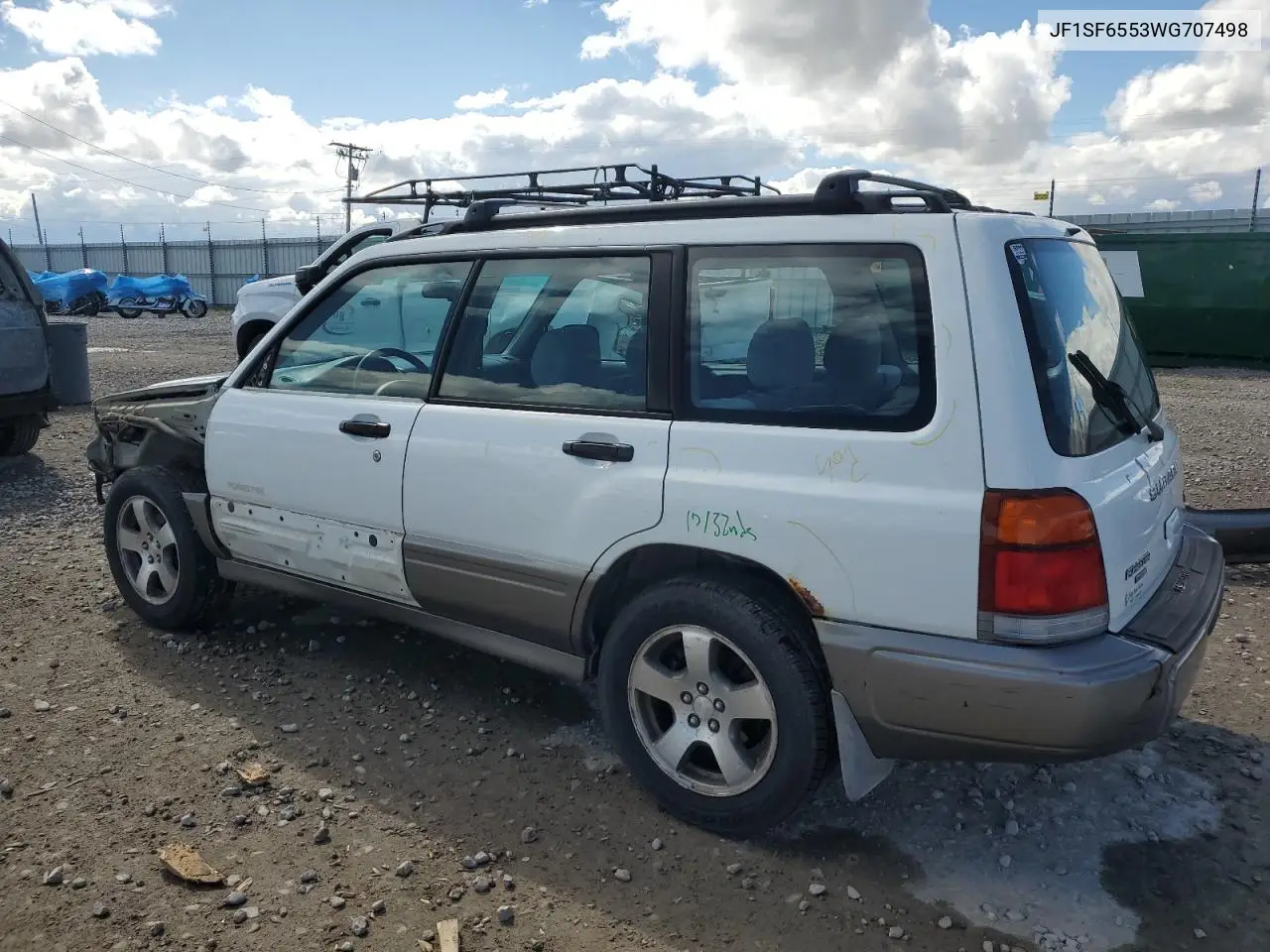 1998 Subaru Forester S VIN: JF1SF6553WG707498 Lot: 54815395