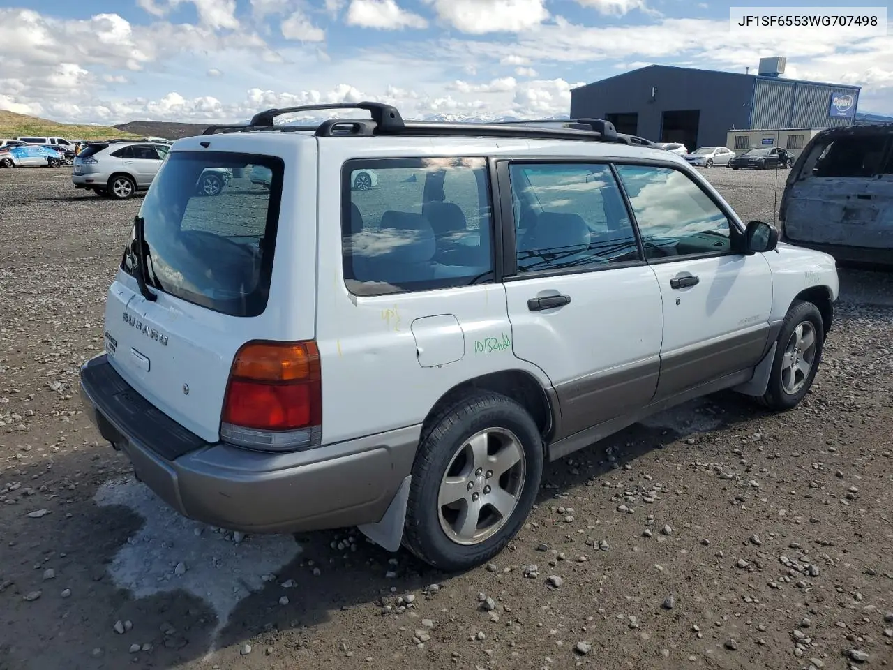 1998 Subaru Forester S VIN: JF1SF6553WG707498 Lot: 54815395