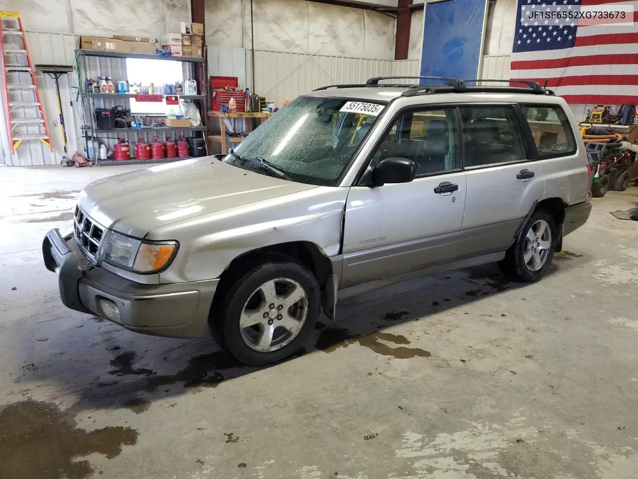 1999 Subaru Forester S VIN: JF1SF6552XG733673 Lot: 55175035