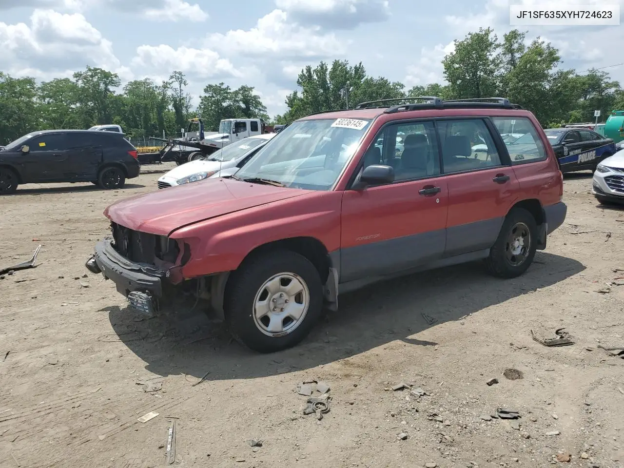 2000 Subaru Forester L VIN: JF1SF635XYH724623 Lot: 58236145