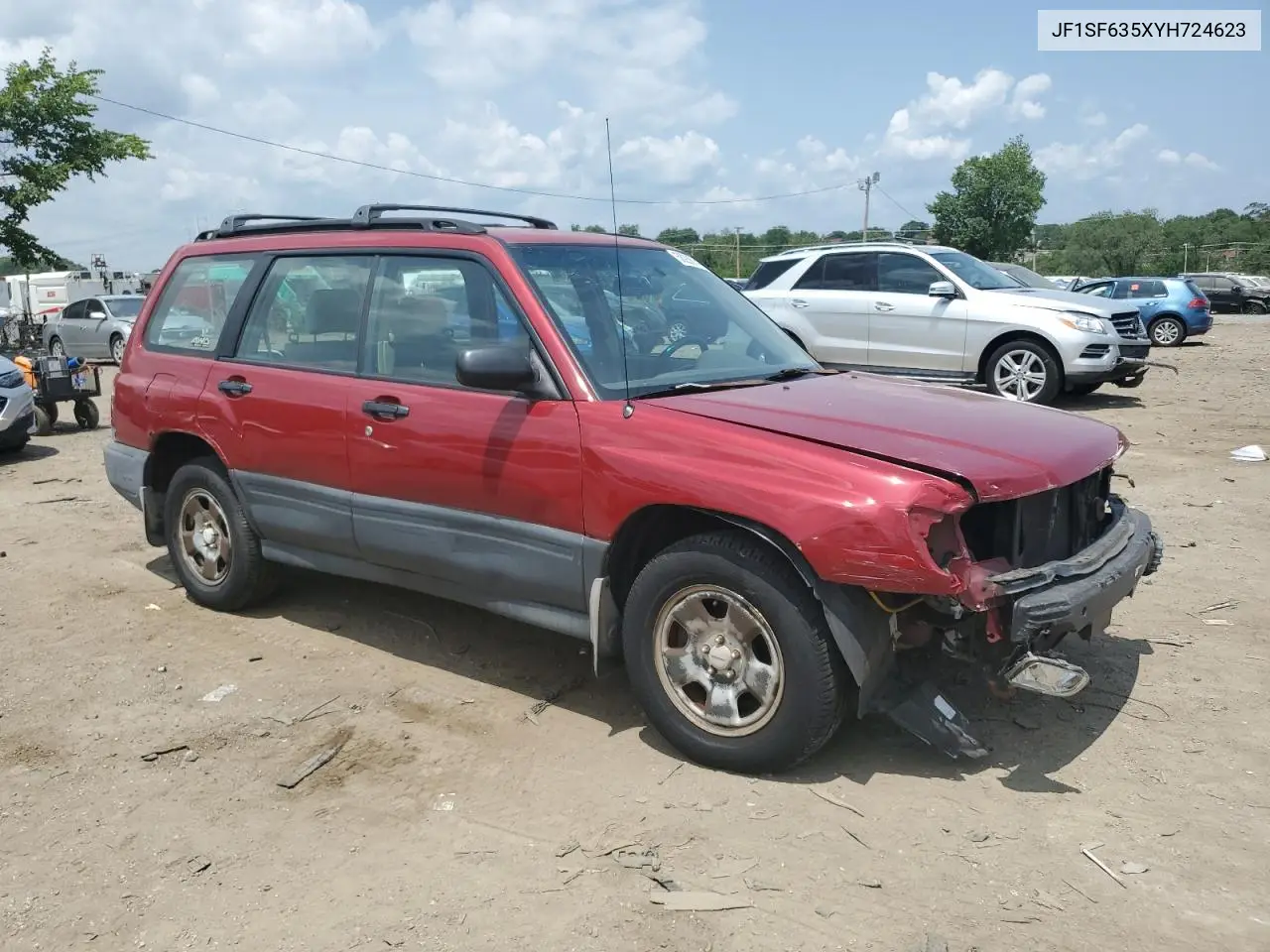 2000 Subaru Forester L VIN: JF1SF635XYH724623 Lot: 58236145