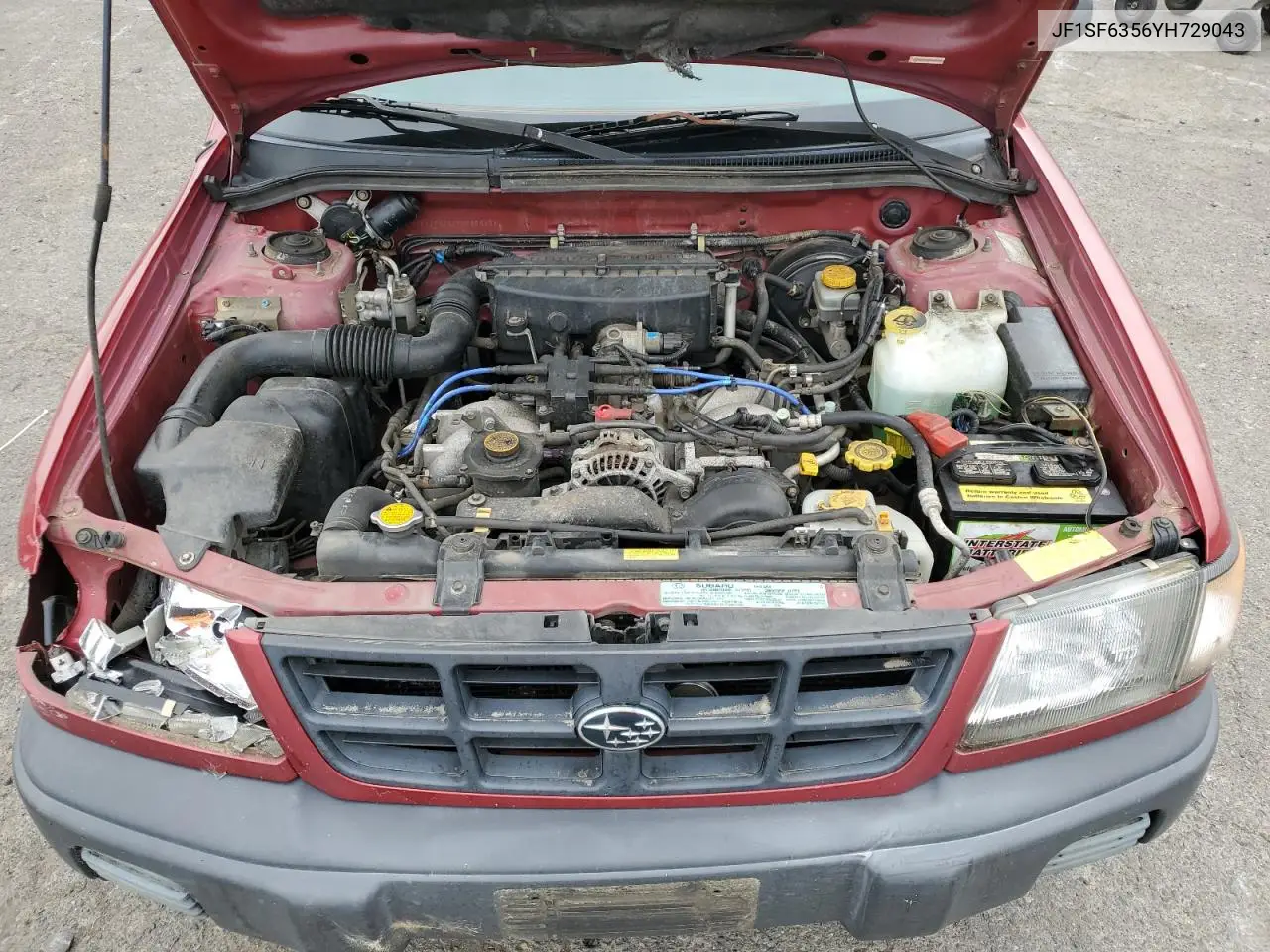 2000 Subaru Forester L VIN: JF1SF6356YH729043 Lot: 60245895