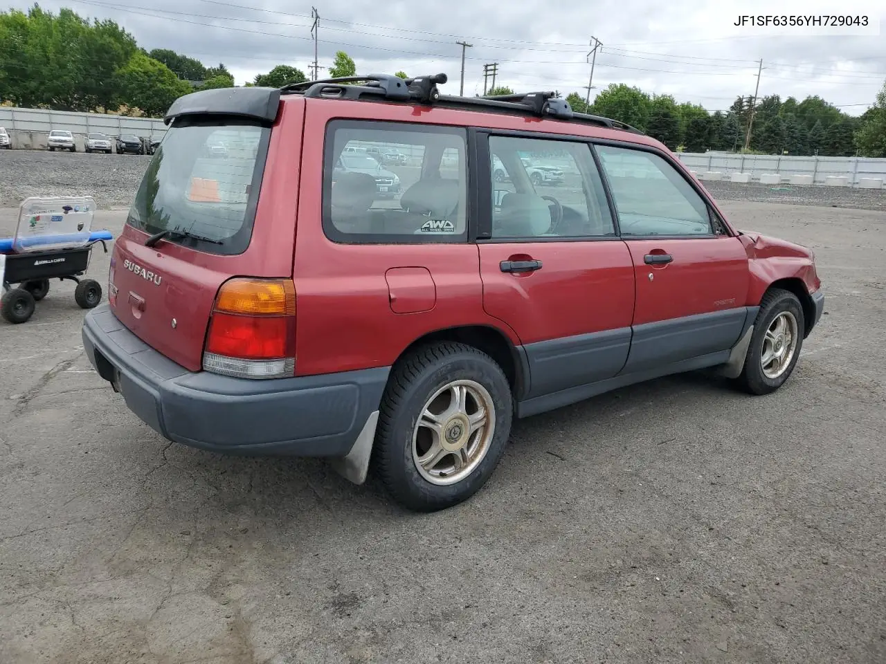 2000 Subaru Forester L VIN: JF1SF6356YH729043 Lot: 60245895
