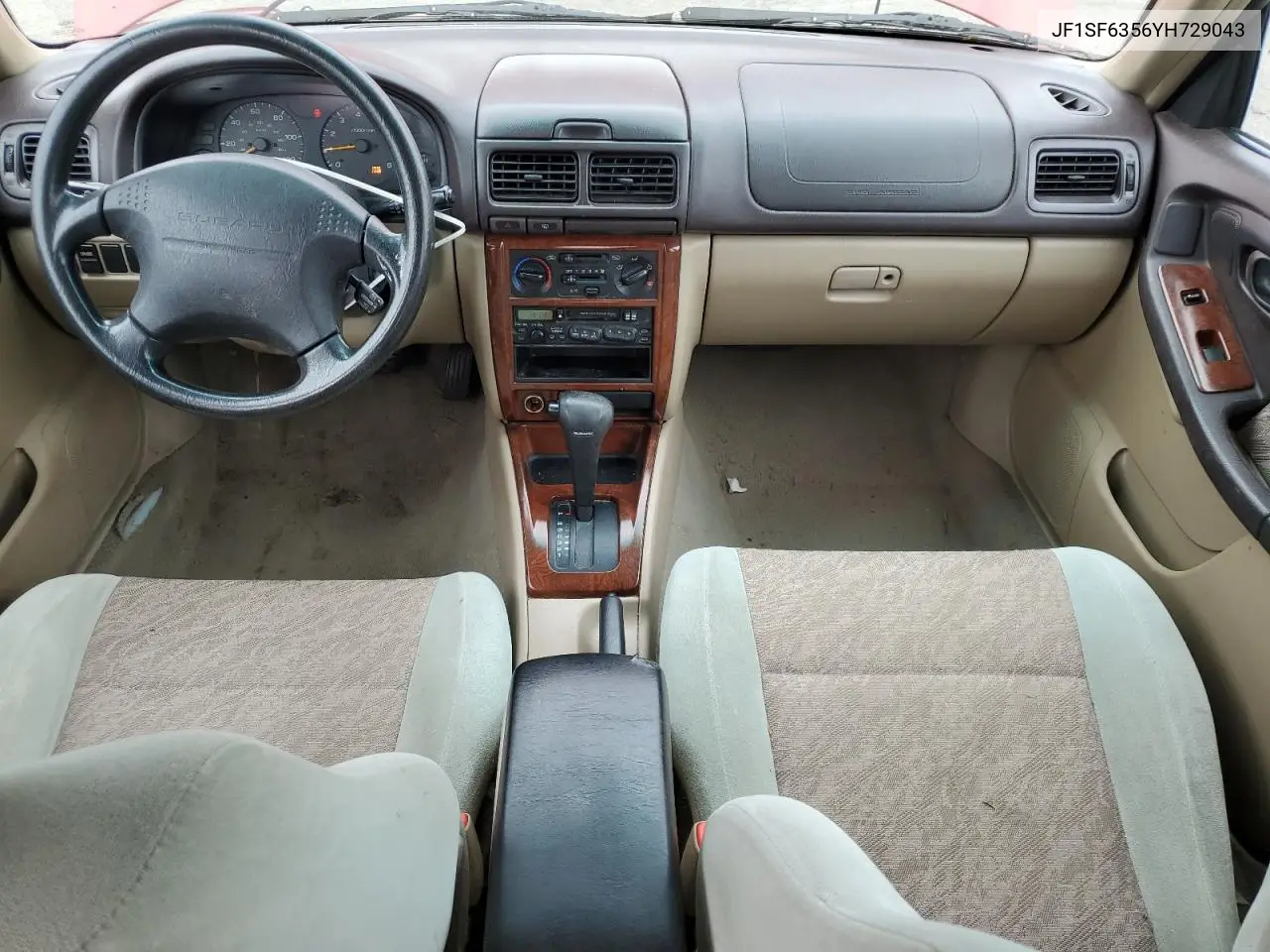 2000 Subaru Forester L VIN: JF1SF6356YH729043 Lot: 60245895