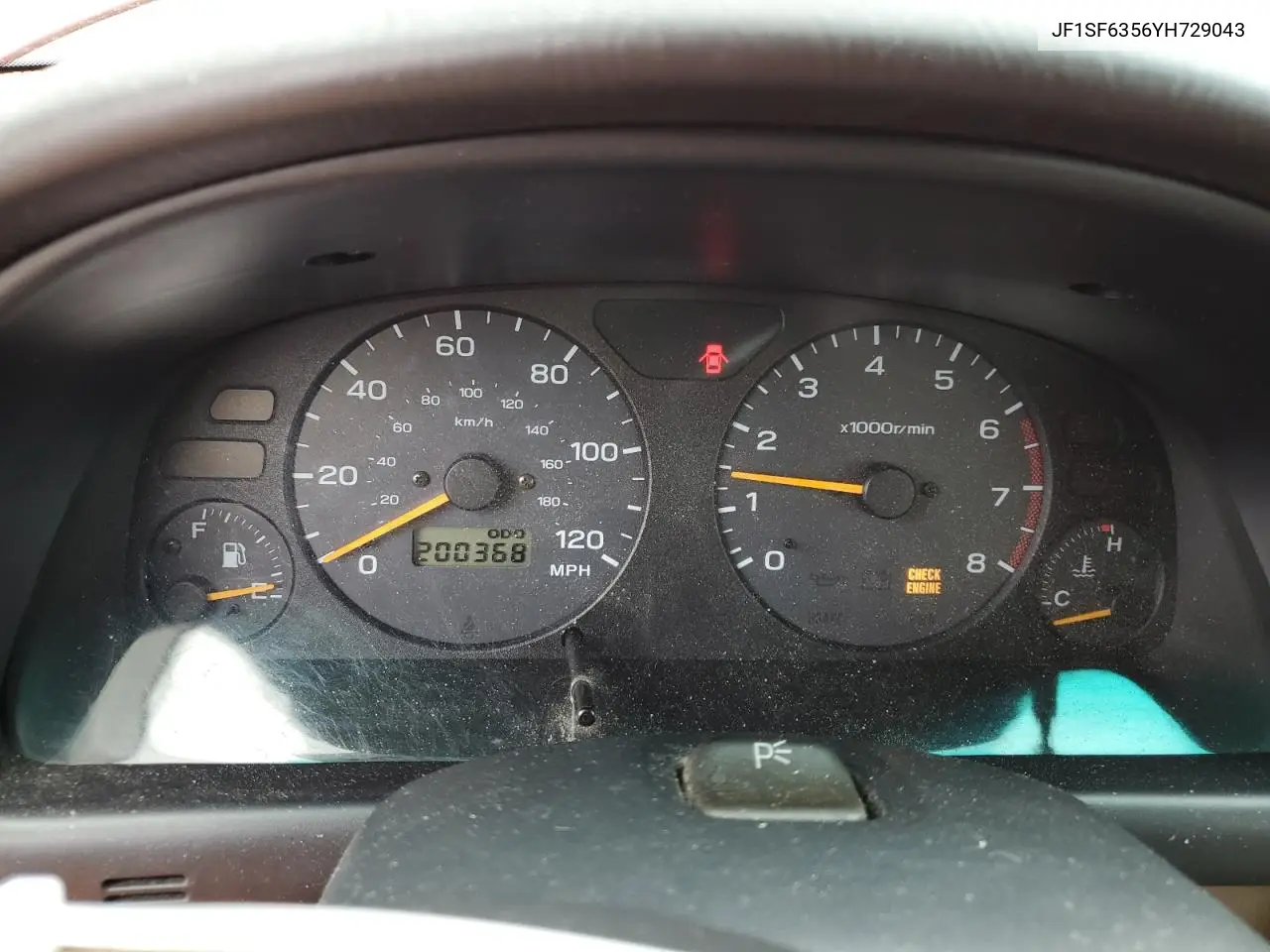 2000 Subaru Forester L VIN: JF1SF6356YH729043 Lot: 60245895