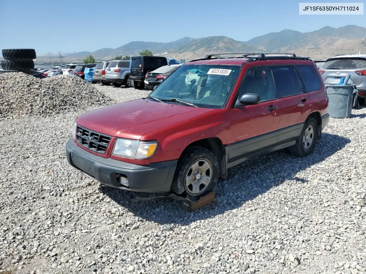 2000 Subaru Forester L VIN: JF1SF6350YH711024 Lot: 60251835