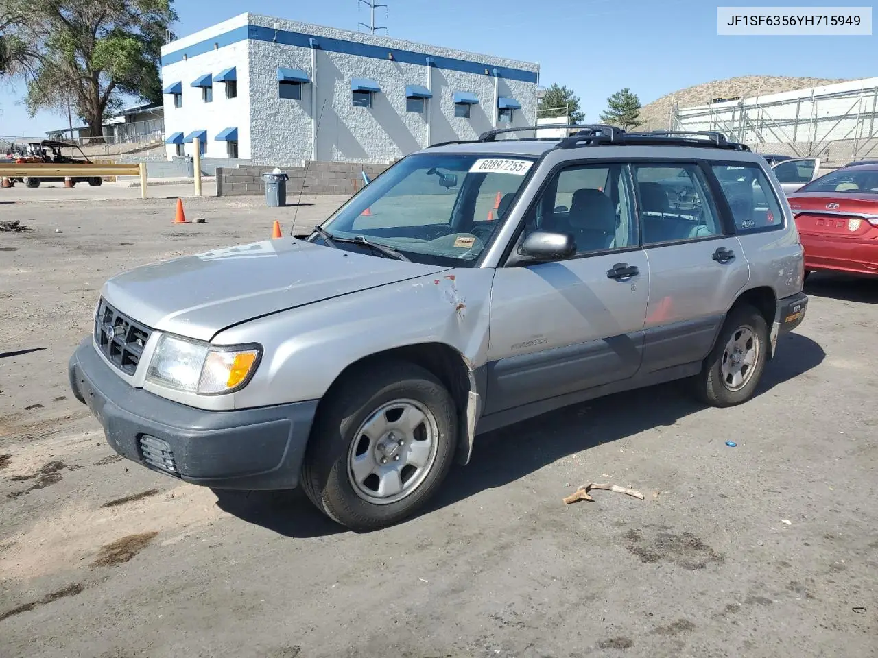 2000 Subaru Forester L VIN: JF1SF6356YH715949 Lot: 60897255