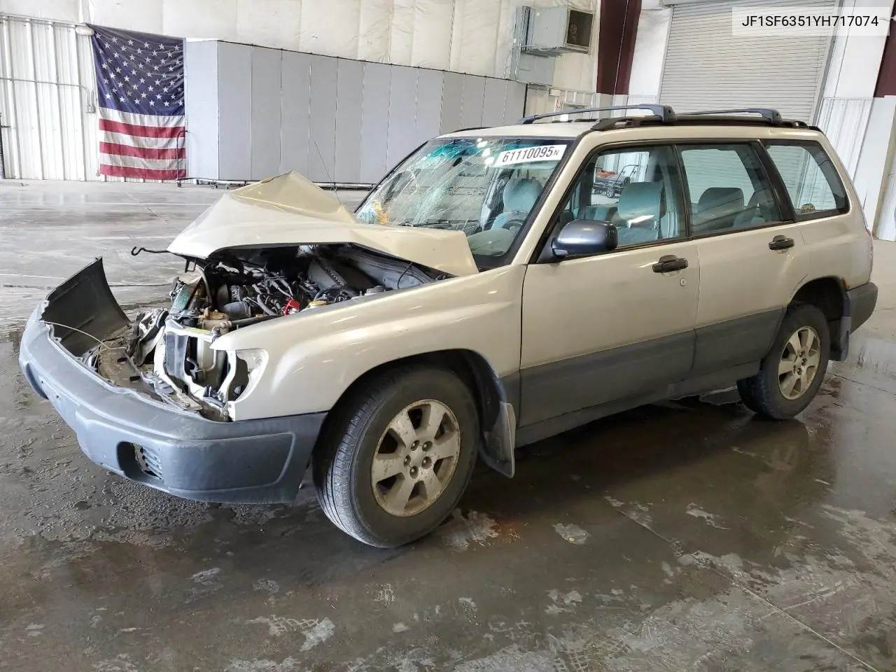 2000 Subaru Forester L VIN: JF1SF6351YH717074 Lot: 61110095
