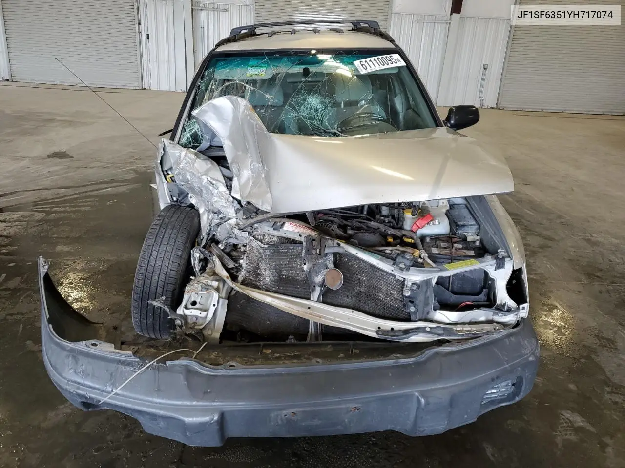 2000 Subaru Forester L VIN: JF1SF6351YH717074 Lot: 61110095