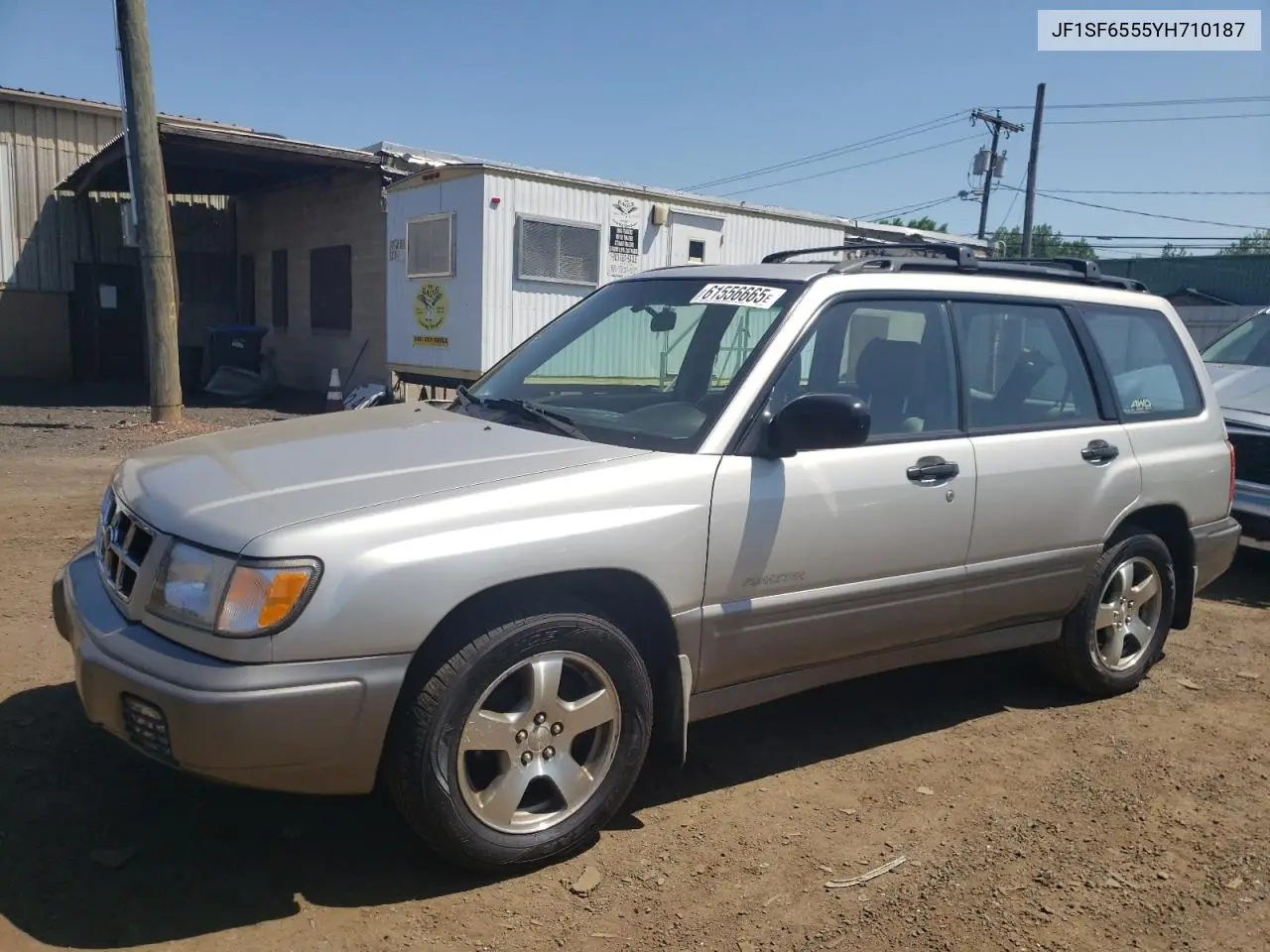 2000 Subaru Forester S VIN: JF1SF6555YH710187 Lot: 61556665