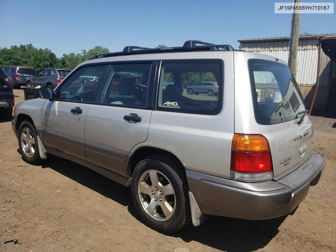 2000 Subaru Forester S VIN: JF1SF6555YH710187 Lot: 61556665