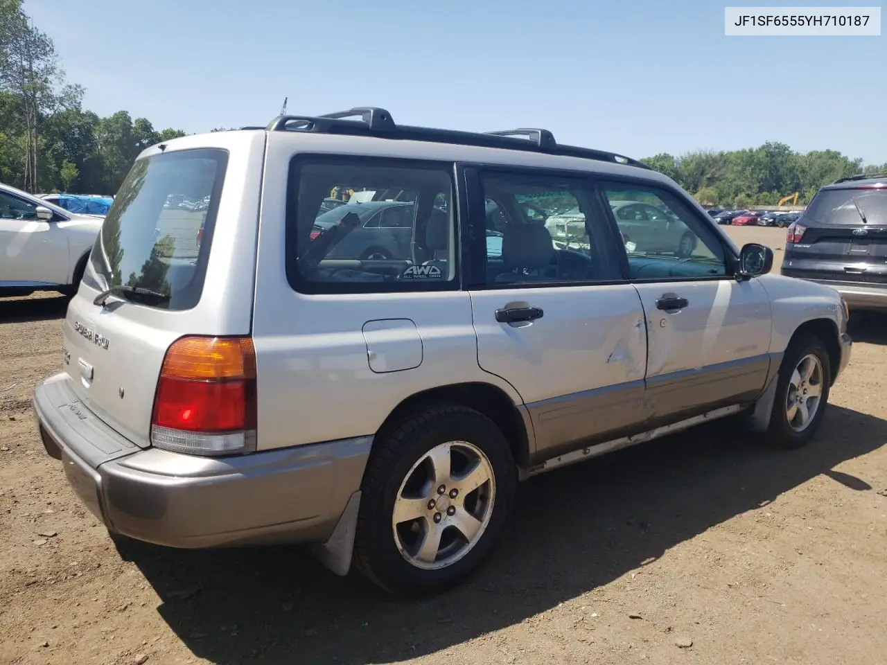 2000 Subaru Forester S VIN: JF1SF6555YH710187 Lot: 61556665