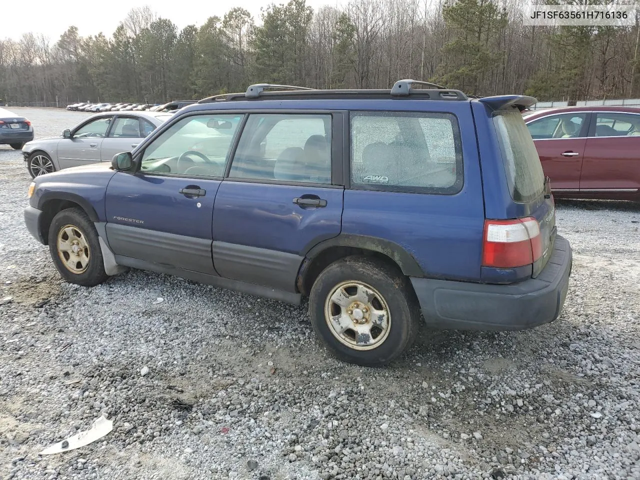 2001 Subaru Forester L VIN: JF1SF63561H716136 Lot: 42360735