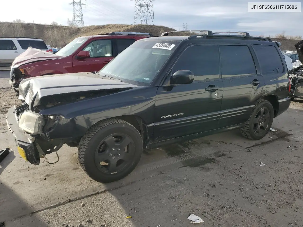 2001 Subaru Forester S VIN: JF1SF65661H715686 Lot: 48354435