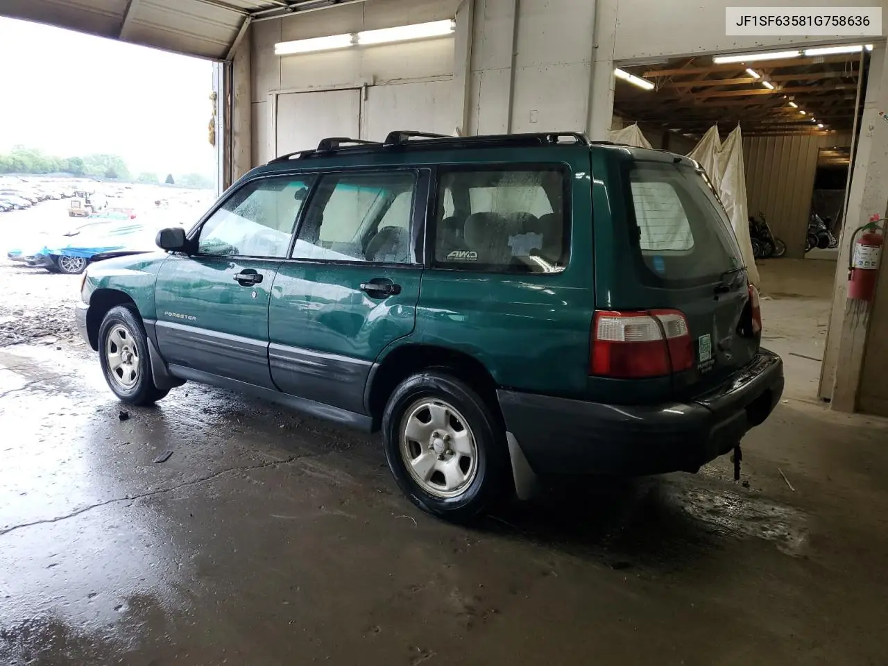2001 Subaru Forester L VIN: JF1SF63581G758636 Lot: 53953815