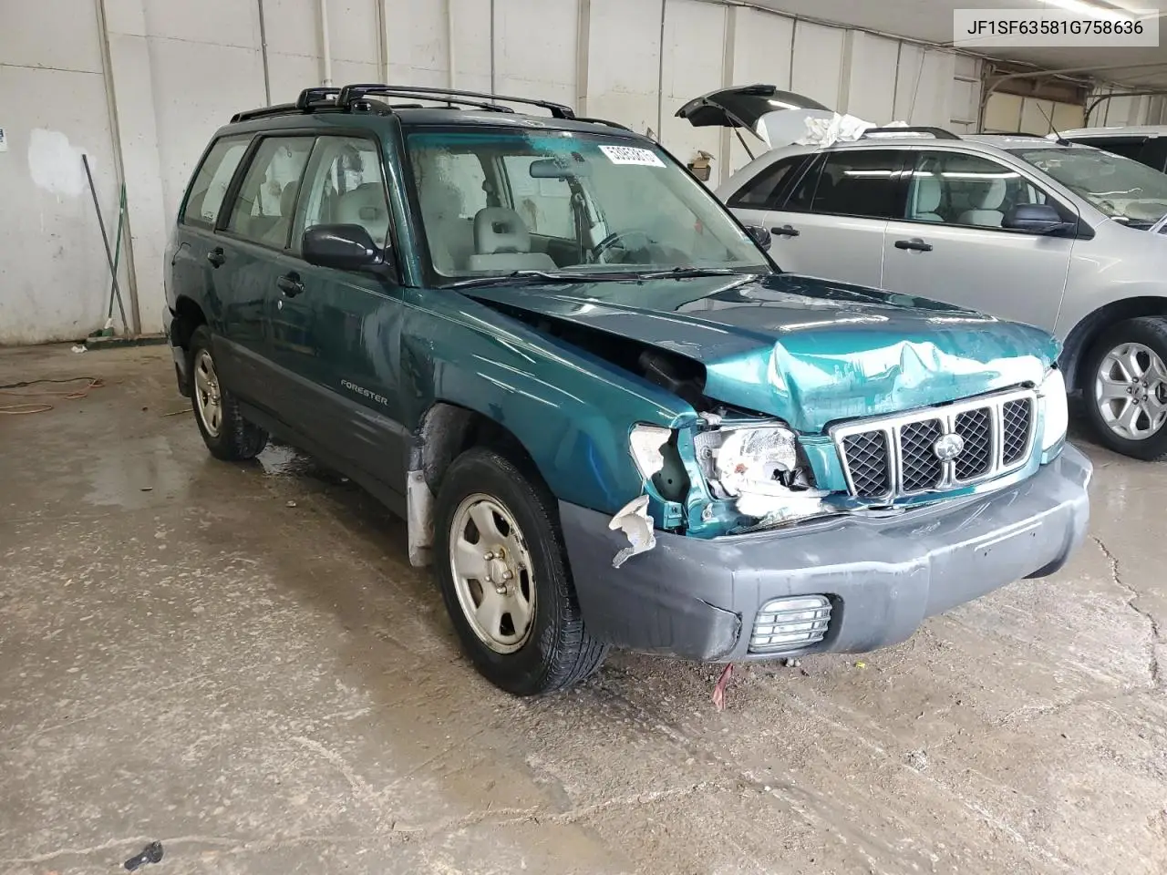 2001 Subaru Forester L VIN: JF1SF63581G758636 Lot: 53953815