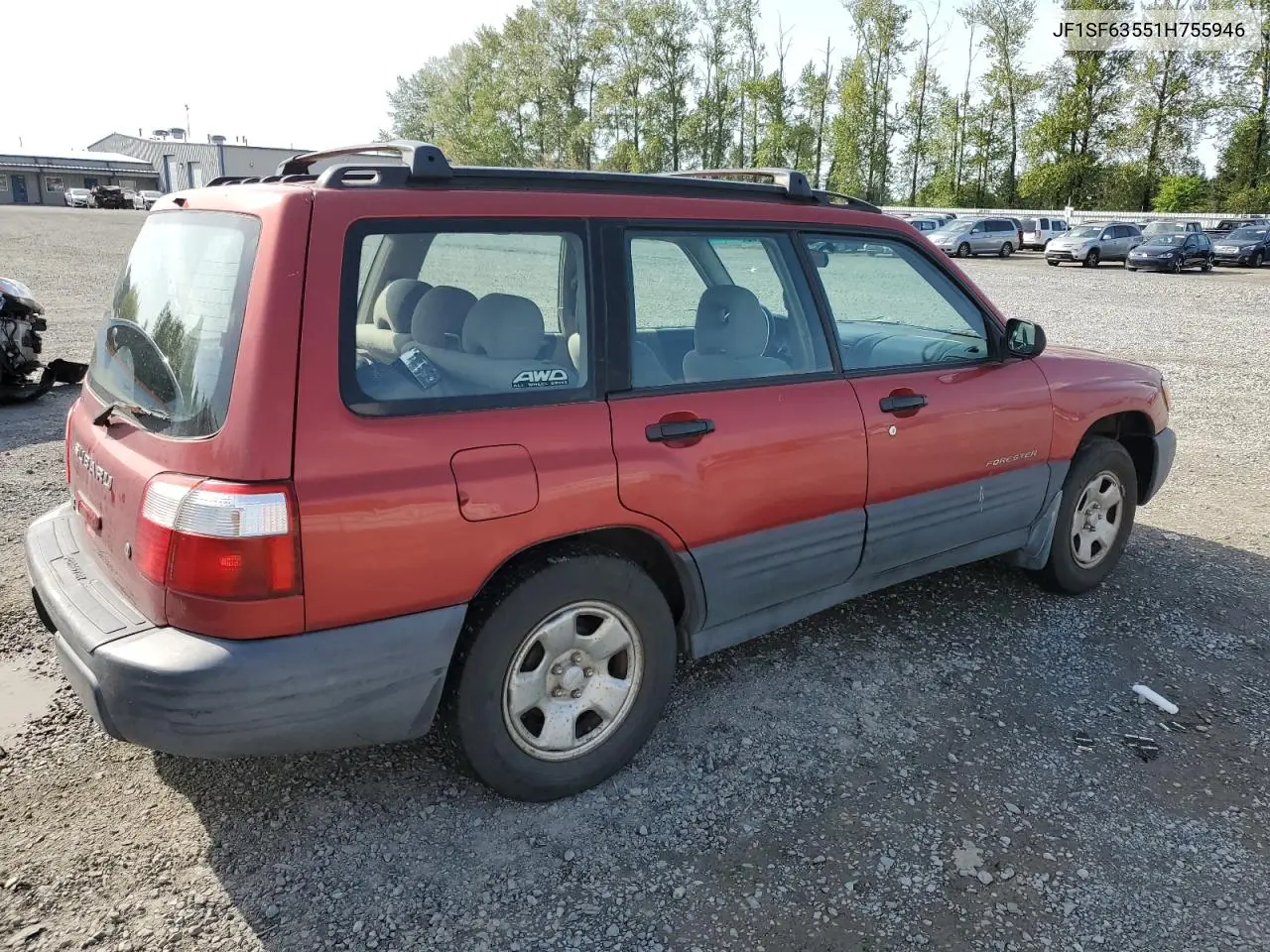 2001 Subaru Forester L VIN: JF1SF63551H755946 Lot: 55270965