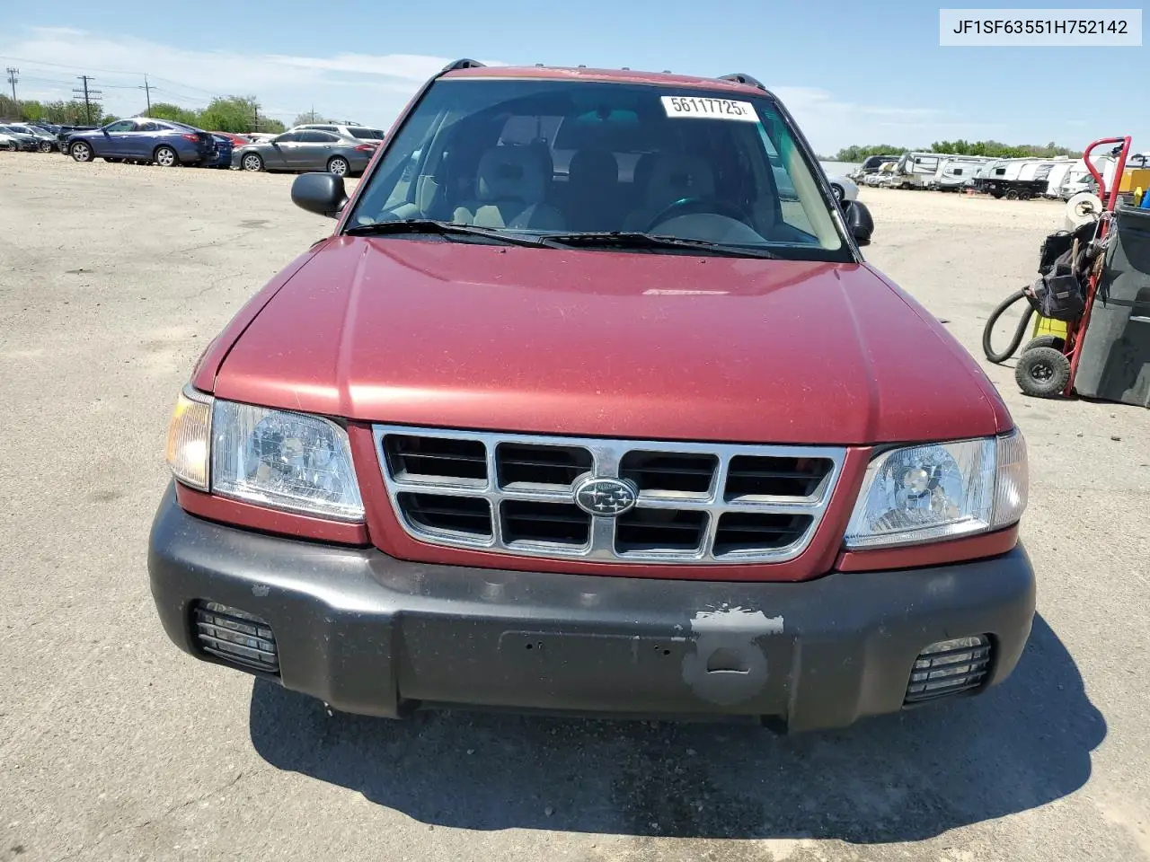 2001 Subaru Forester L VIN: JF1SF63551H752142 Lot: 56117725