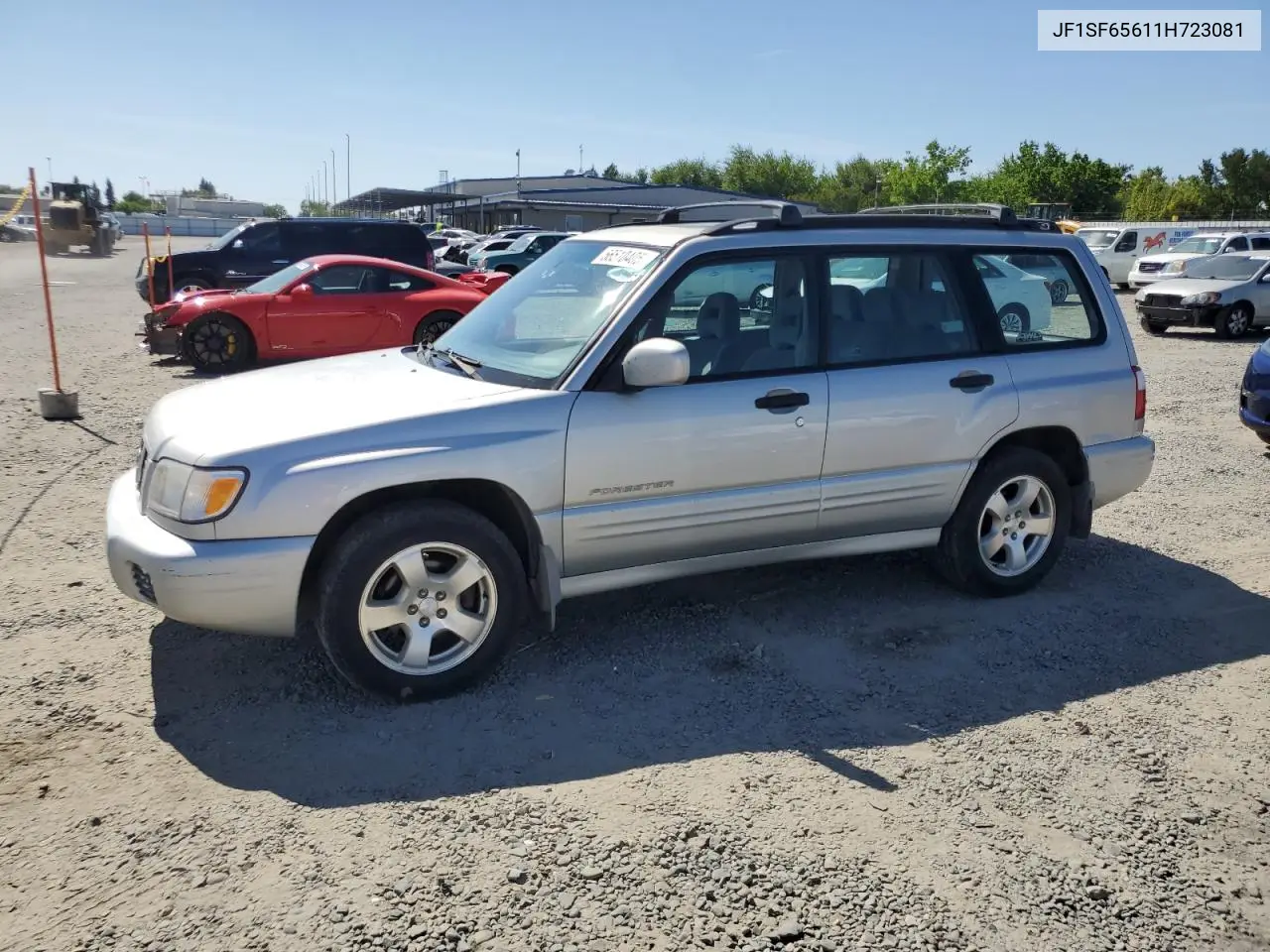 2001 Subaru Forester S VIN: JF1SF65611H723081 Lot: 56510405