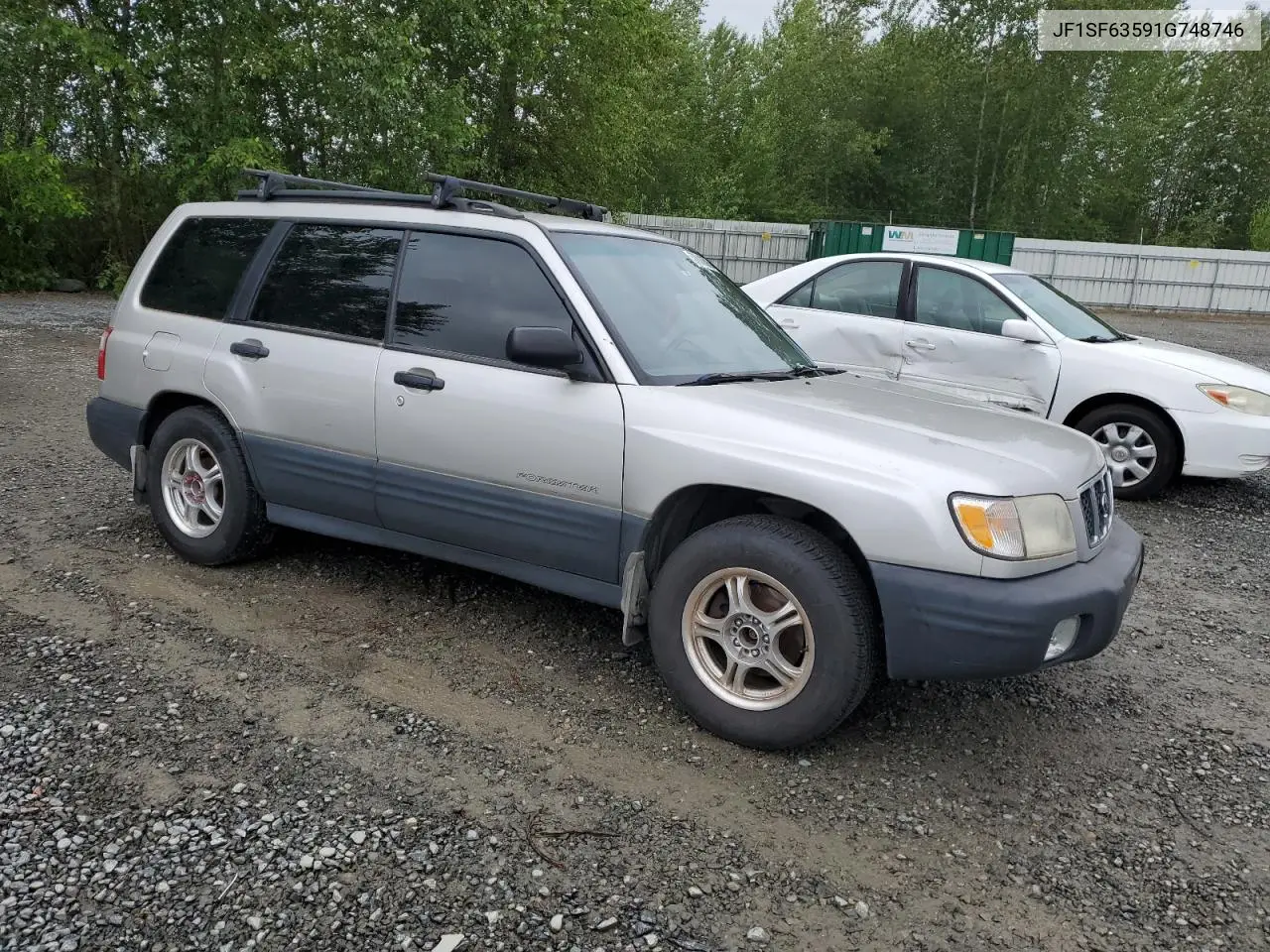 2001 Subaru Forester L VIN: JF1SF63591G748746 Lot: 57610505