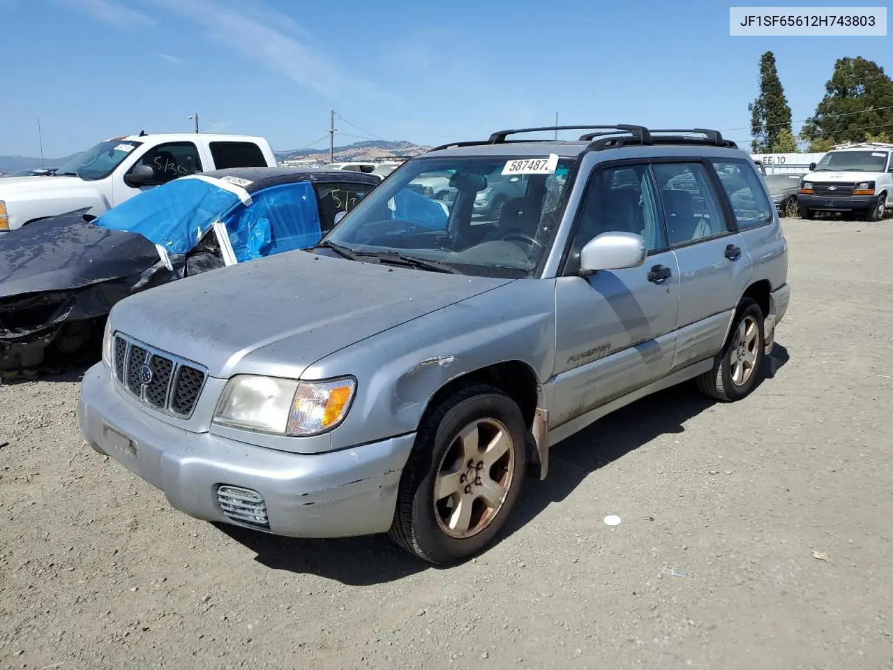 2001 Subaru Forester S VIN: JF1SF65612H743803 Lot: 58748725