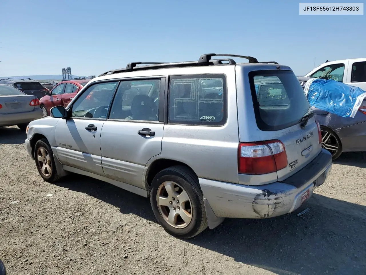 2001 Subaru Forester S VIN: JF1SF65612H743803 Lot: 58748725