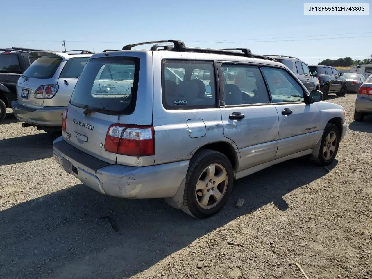 2001 Subaru Forester S VIN: JF1SF65612H743803 Lot: 58748725