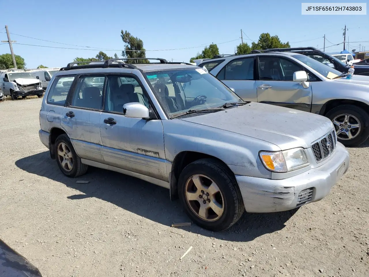 2001 Subaru Forester S VIN: JF1SF65612H743803 Lot: 58748725