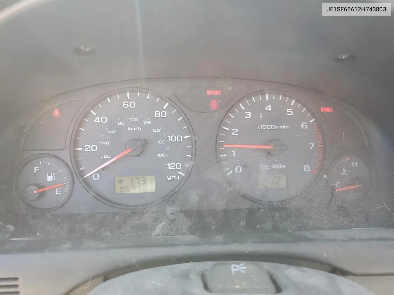 2001 Subaru Forester S VIN: JF1SF65612H743803 Lot: 58748725