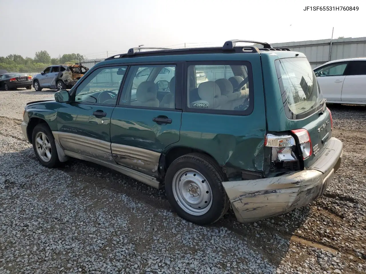 2001 Subaru Forester S VIN: JF1SF65531H760849 Lot: 59563765