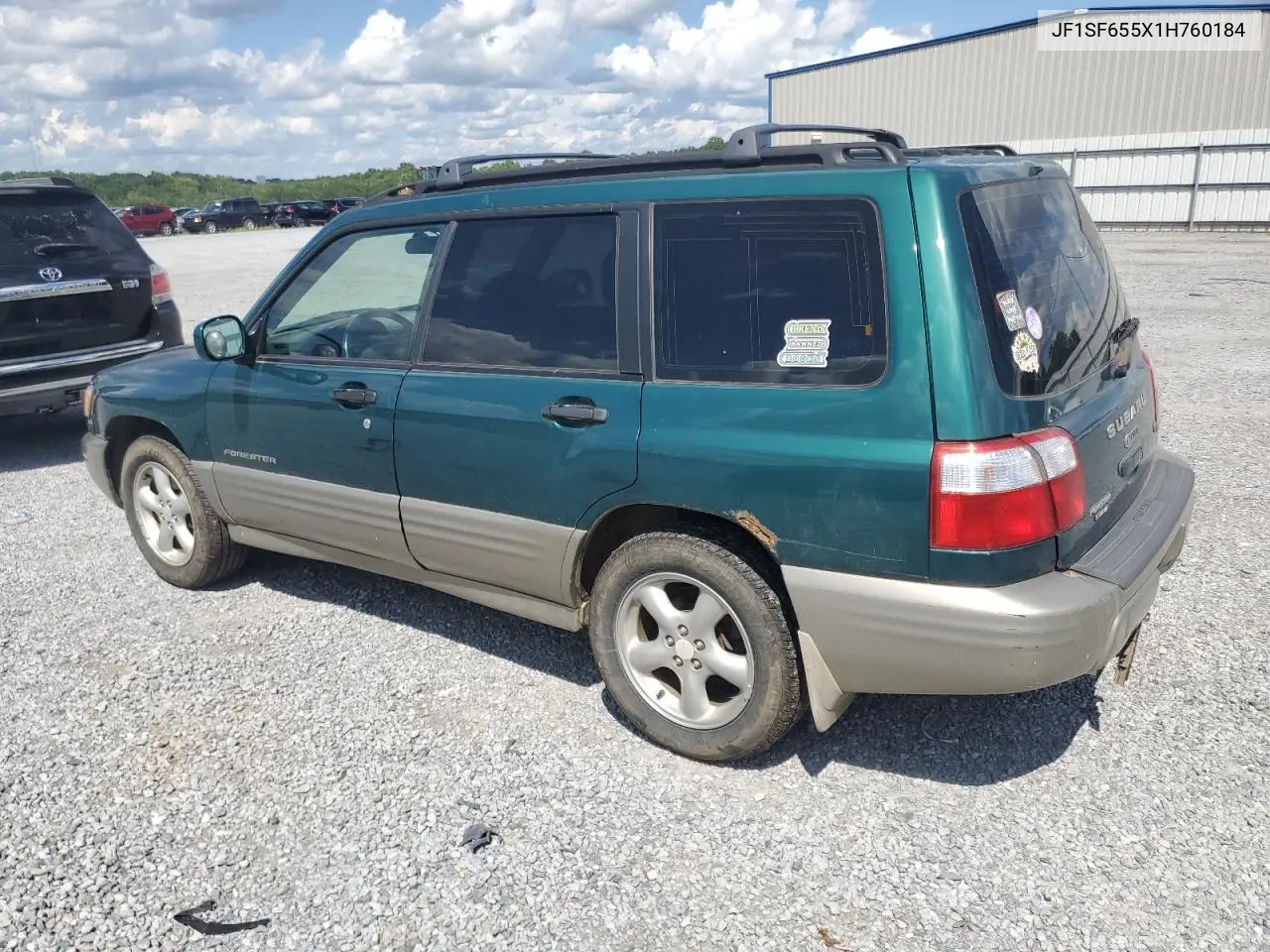 2001 Subaru Forester S VIN: JF1SF655X1H760184 Lot: 62727165