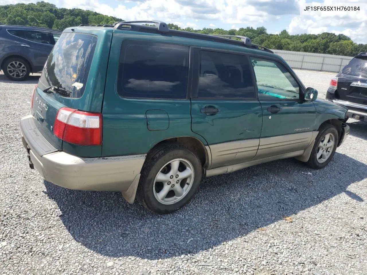 2001 Subaru Forester S VIN: JF1SF655X1H760184 Lot: 62727165
