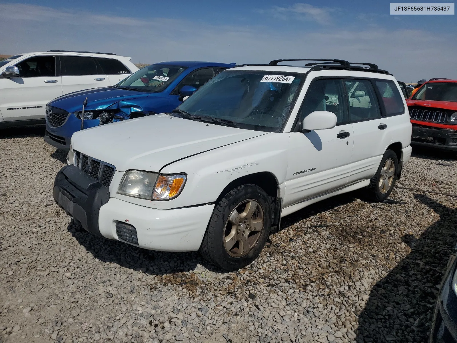 2001 Subaru Forester S VIN: JF1SF65681H735437 Lot: 67119254