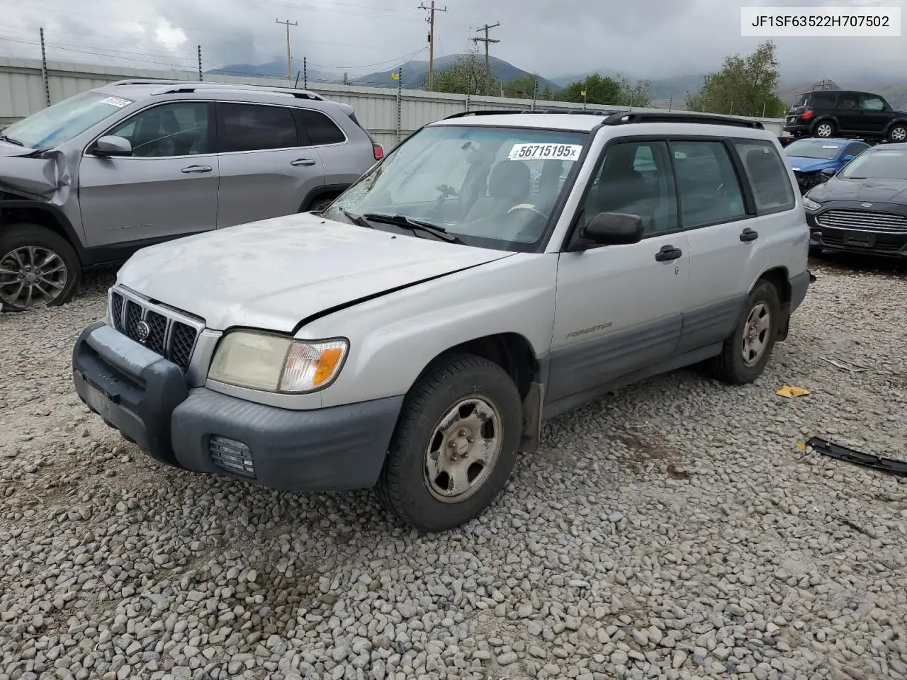 2002 Subaru Forester L VIN: JF1SF63522H707502 Lot: 56715195