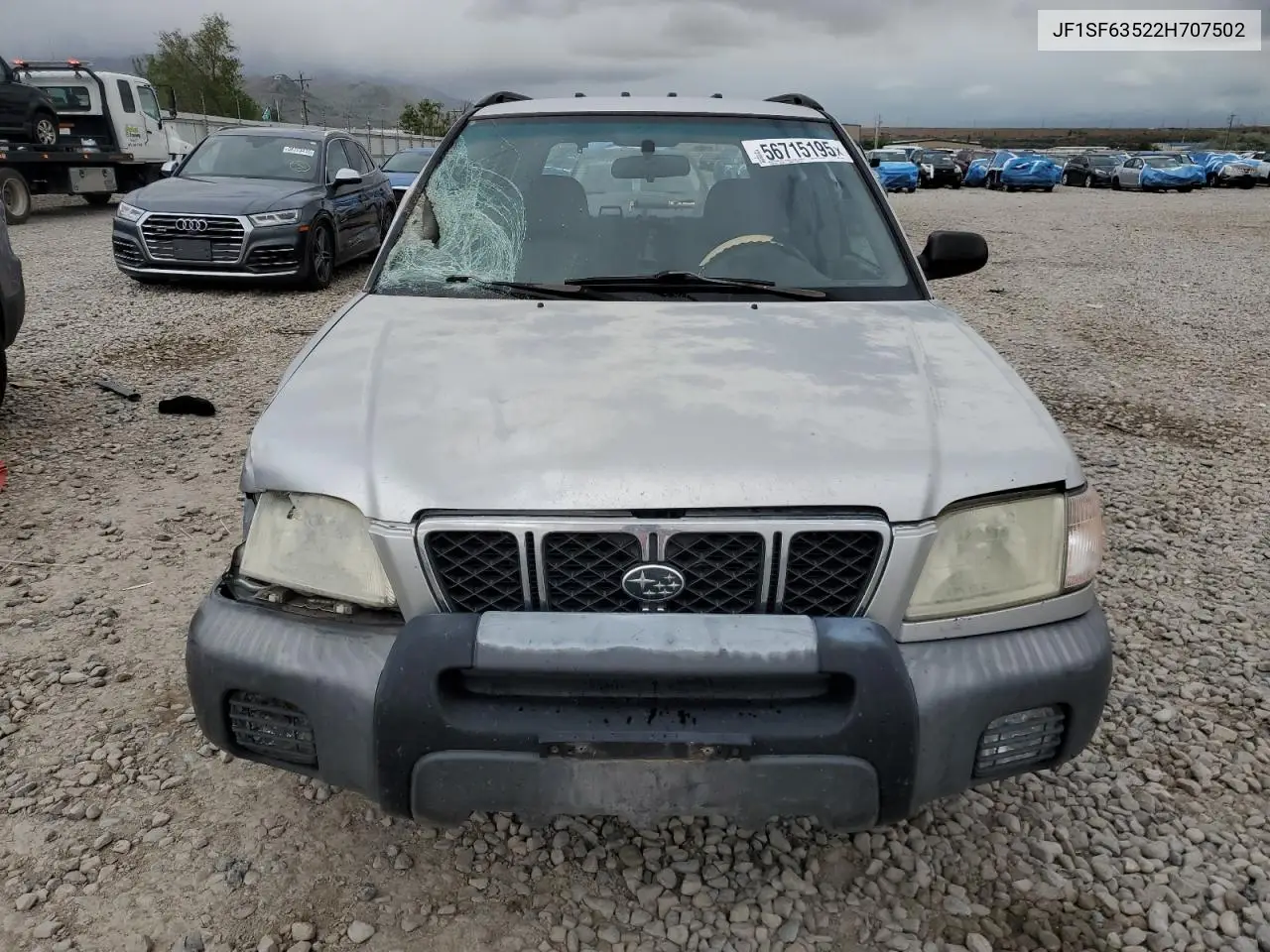 2002 Subaru Forester L VIN: JF1SF63522H707502 Lot: 56715195
