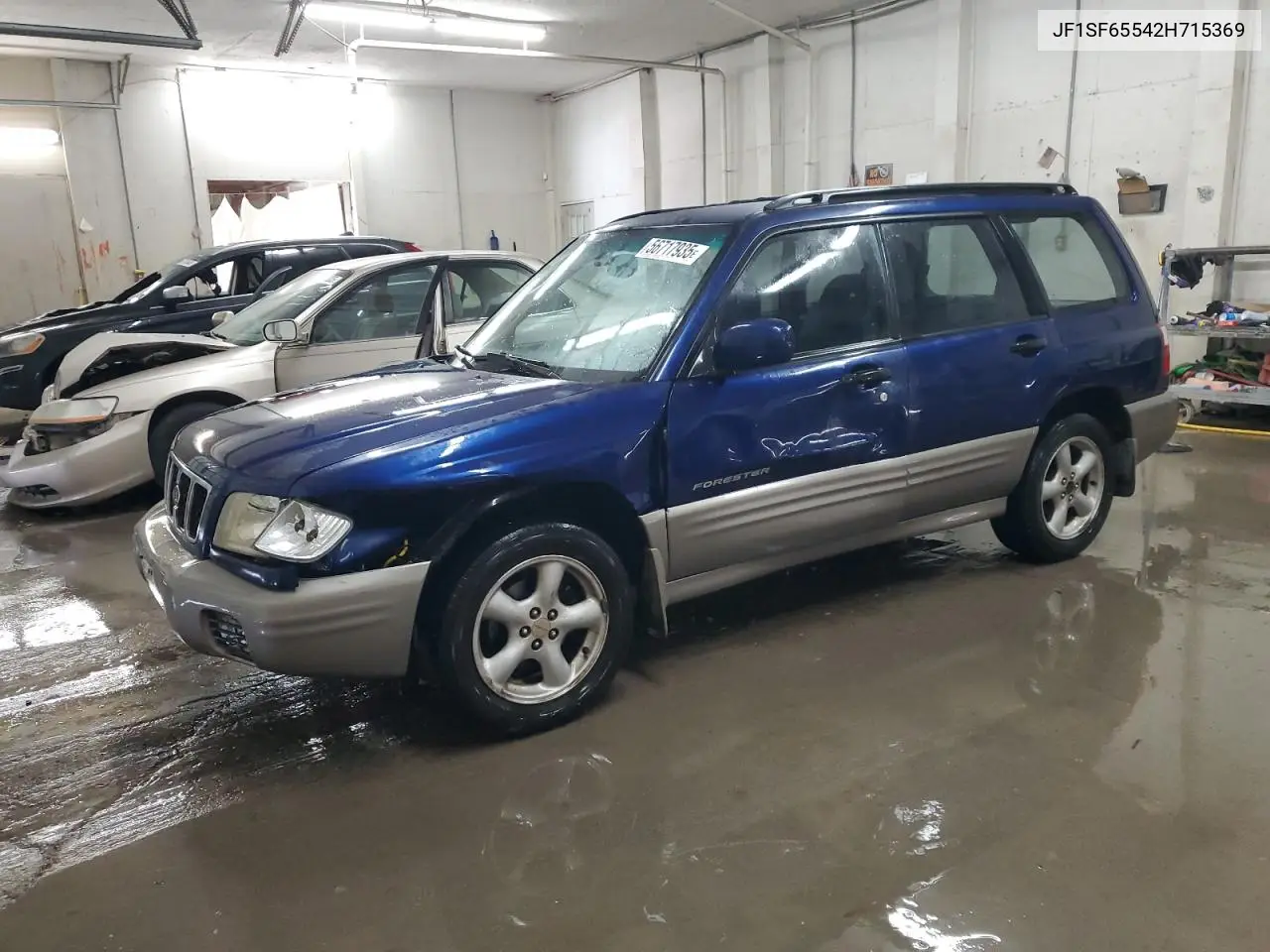 2002 Subaru Forester S VIN: JF1SF65542H715369 Lot: 56717935