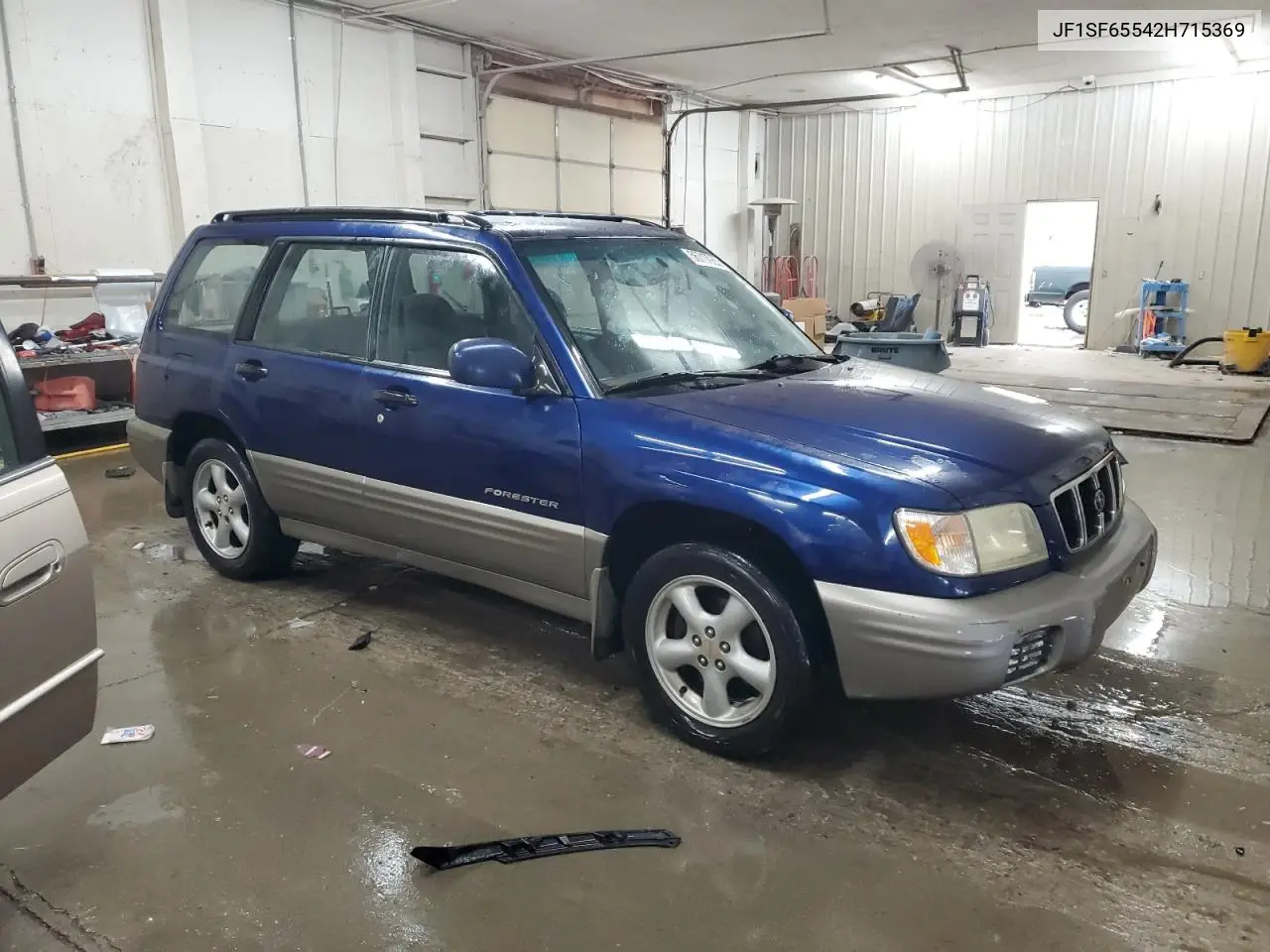 2002 Subaru Forester S VIN: JF1SF65542H715369 Lot: 56717935