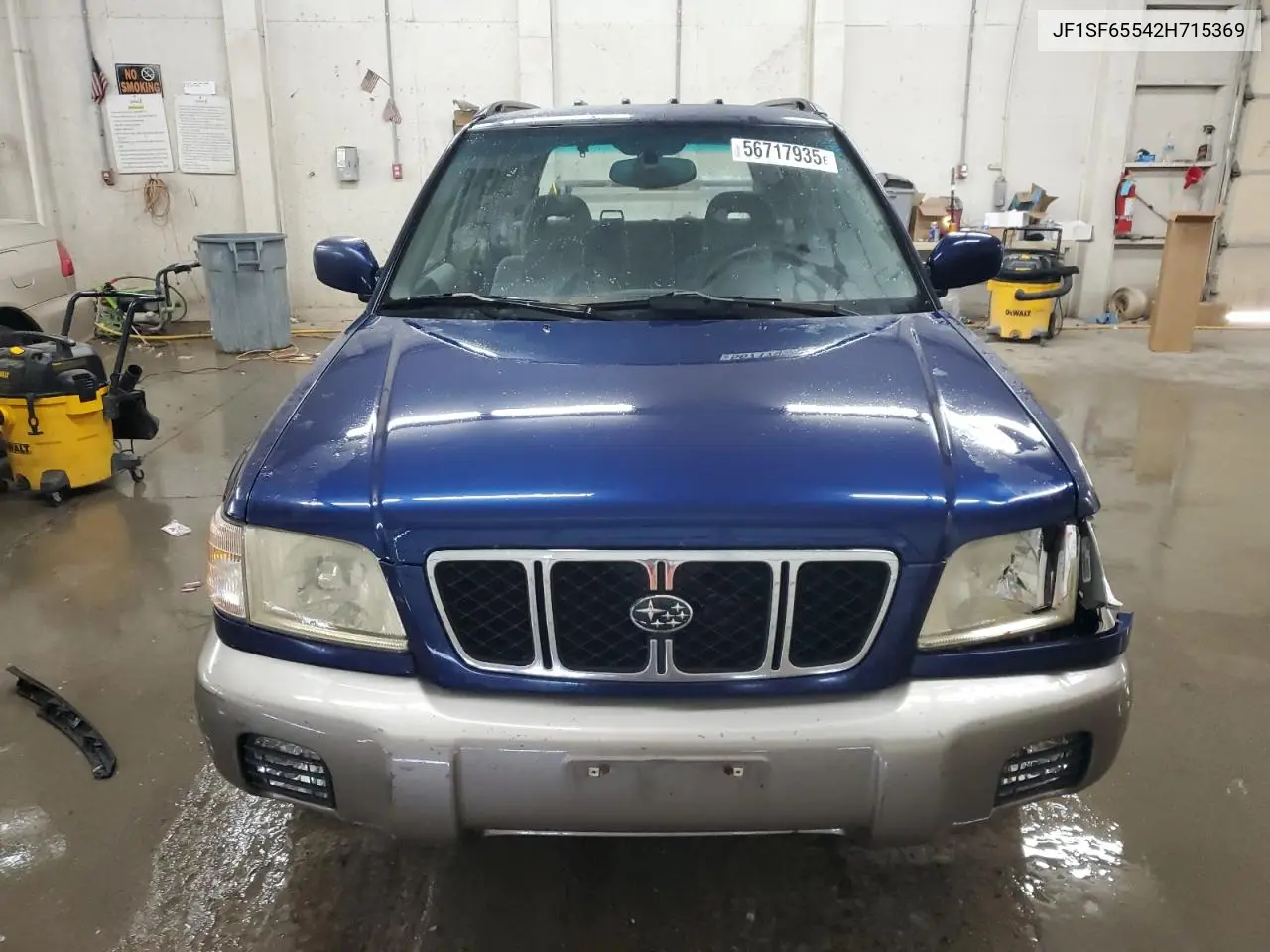 2002 Subaru Forester S VIN: JF1SF65542H715369 Lot: 56717935