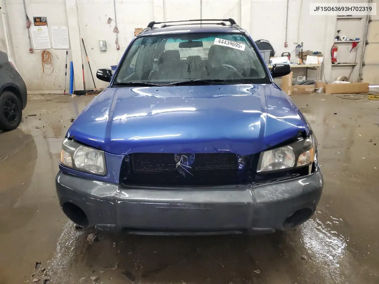 2003 Subaru Forester 2.5X VIN: JF1SG63693H702319 Lot: 44439695